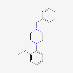 1-(2-methoxyphenyl)-4-(2-pyridinylmethyl)piperazine