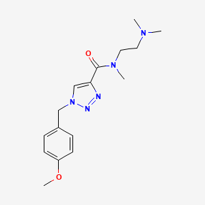 N-[2-(dimethylamino)ethyl]-1-(4-methoxybenzyl)-N-methyl-1H-1,2,3-triazole-4-carboxamide