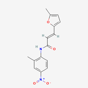 3-(5-methyl-2-furyl)-N-(2-methyl-4-nitrophenyl)acrylamide