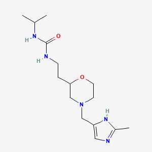 N-isopropyl-N'-(2-{4-[(2-methyl-1H-imidazol-4-yl)methyl]morpholin-2-yl}ethyl)urea