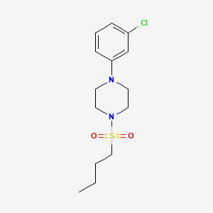 1-(butylsulfonyl)-4-(3-chlorophenyl)piperazine