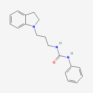 N-[3-(2,3-dihydro-1H-indol-1-yl)propyl]-N'-phenylurea