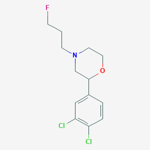 2-(3,4-dichlorophenyl)-4-(3-fluoropropyl)morpholine