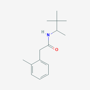 N-(3,3-dimethylbutan-2-yl)-2-(2-methylphenyl)acetamide