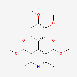 Dimethyl 4-(3,4-dimethoxyphenyl)-2,6-dimethylpyridine-3,5-dicarboxylate