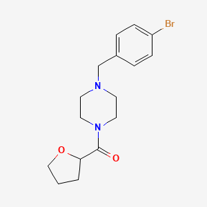 1-(4-bromobenzyl)-4-(tetrahydro-2-furanylcarbonyl)piperazine