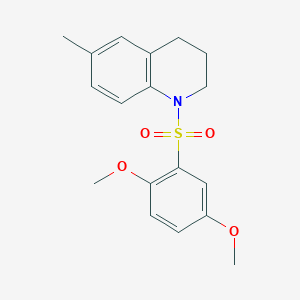 1-[(2,5-dimethoxyphenyl)sulfonyl]-6-methyl-1,2,3,4-tetrahydroquinoline