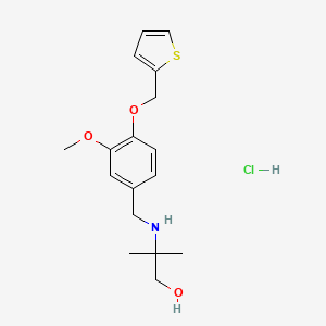 2-{[3-methoxy-4-(2-thienylmethoxy)benzyl]amino}-2-methyl-1-propanol hydrochloride