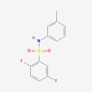 2,5-difluoro-N-(3-methylphenyl)benzenesulfonamide