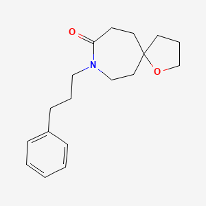 8-(3-phenylpropyl)-1-oxa-8-azaspiro[4.6]undecan-9-one