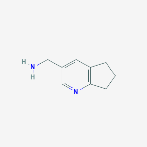 B053449 6,7-dihydro-5H-cyclopenta[b]pyridin-3-ylmethanamine CAS No. 115248-30-1