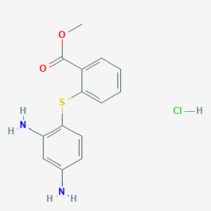 methyl 2-[(2,4-diaminophenyl)thio]benzoate hydrochloride