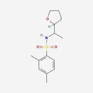 2,4-dimethyl-N-[1-(tetrahydro-2-furanyl)ethyl]benzenesulfonamide