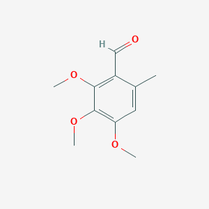 molecular formula C11H14O4 B053454 2,3,4-Trimethoxy-6-methylbenzaldehyde CAS No. 22383-85-3