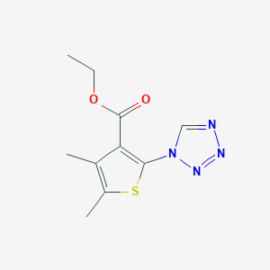 ethyl 4,5-dimethyl-2-(1H-tetrazol-1-yl)-3-thiophenecarboxylate