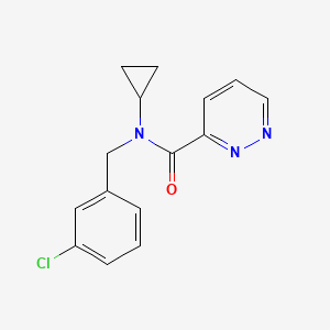 N-(3-chlorobenzyl)-N-cyclopropylpyridazine-3-carboxamide