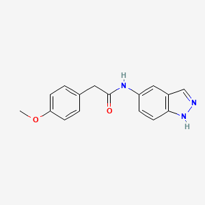 N-(1H-indazol-5-yl)-2-(4-methoxyphenyl)acetamide