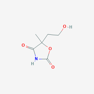 B053470 5-(2-Hydroxyethyl)-5-methyloxazolidine-2,4-dione CAS No. 124315-43-1