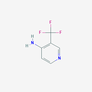 molecular formula C6H5F3N2 B053476 4-Amino-3-(trifluoromethyl)pyridine CAS No. 387824-61-5