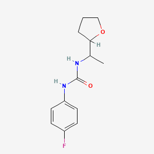 N-(4-FLUOROPHENYL)-N'-(1-TETRAHYDRO-2-FURANYLETHYL)UREA