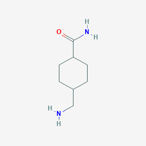 molecular formula C8H16N2O B053480 4-(aminomethyl)Cyclohexanecarboxamide CAS No. 122280-00-6