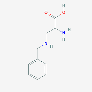 molecular formula C10H14N2O2 B053481 (S)-2-Amino-3-(Benzylamino)Propanoic Acid CAS No. 119830-32-9