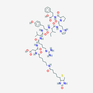 molecular formula C66H96N16O15S B053482 Bio-ahx-aii CAS No. 115102-72-2