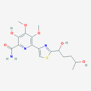 molecular formula C16H21N3O6S B053487 Karnamicin A1 CAS No. 122535-48-2