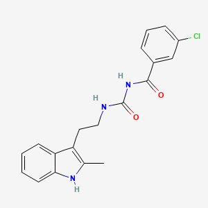 3-chloro-N-({[2-(2-methyl-1H-indol-3-yl)ethyl]amino}carbonyl)benzamide