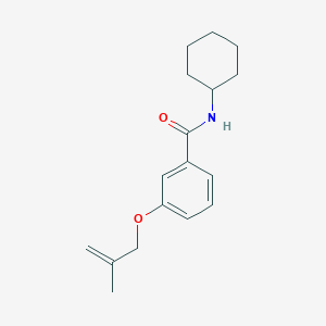 N-cyclohexyl-3-[(2-methyl-2-propen-1-yl)oxy]benzamide