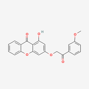 1-hydroxy-3-[2-(3-methoxyphenyl)-2-oxoethoxy]-9H-xanthen-9-one