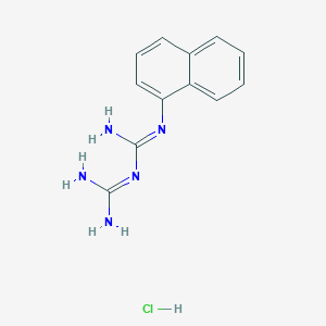 molecular formula C12H14ClN5 B5349006 N-1-naphthylimidodicarbonimidic diamide hydrochloride CAS No. 41283-74-3