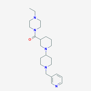 3-[(4-ethylpiperazin-1-yl)carbonyl]-1'-(pyridin-3-ylmethyl)-1,4'-bipiperidine