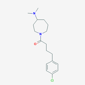 1-[4-(4-chlorophenyl)butanoyl]-N,N-dimethyl-4-azepanamine