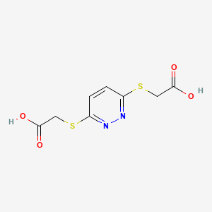 molecular formula C8H8N2O4S2 B5349391 2,2'-[3,6-pyridazinediylbis(thio)]diacetic acid 