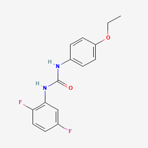 molecular formula C15H14F2N2O2 B5349430 N-(2,5-difluorophenyl)-N'-(4-ethoxyphenyl)urea 