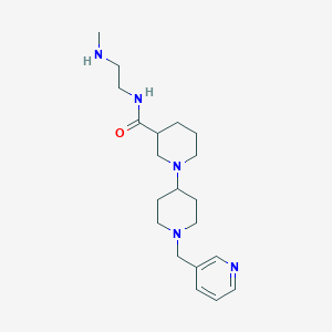 N-[2-(methylamino)ethyl]-1'-(pyridin-3-ylmethyl)-1,4'-bipiperidine-3-carboxamide