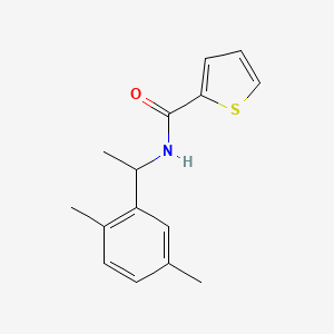 N-[1-(2,5-dimethylphenyl)ethyl]-2-thiophenecarboxamide