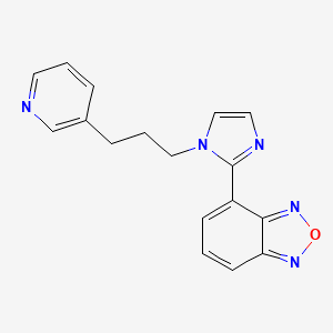 4-[1-(3-pyridin-3-ylpropyl)-1H-imidazol-2-yl]-2,1,3-benzoxadiazole