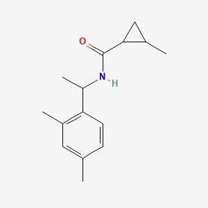 N-[1-(2,4-dimethylphenyl)ethyl]-2-methylcyclopropanecarboxamide