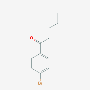molecular formula C11H13BrO B053498 4'-溴戊基苯甲酮 CAS No. 7295-44-5