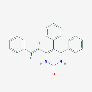 4,5-diphenyl-6-[(E)-2-phenylethenyl]-3,4-dihydro-1H-pyrimidin-2-one