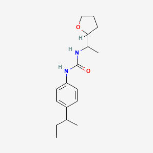 N-(4-sec-butylphenyl)-N'-[1-(tetrahydro-2-furanyl)ethyl]urea