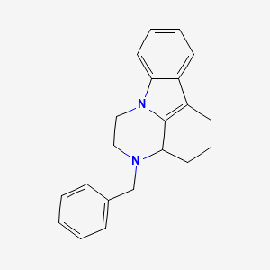 molecular formula C21H22N2 B5350228 3-benzyl-2,3,3a,4,5,6-hexahydro-1H-pyrazino[3,2,1-jk]carbazole 