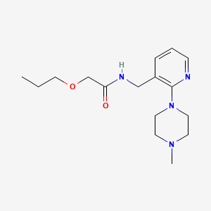 N-{[2-(4-methylpiperazin-1-yl)pyridin-3-yl]methyl}-2-propoxyacetamide