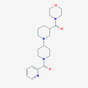 3-(morpholin-4-ylcarbonyl)-1'-(pyridin-2-ylcarbonyl)-1,4'-bipiperidine