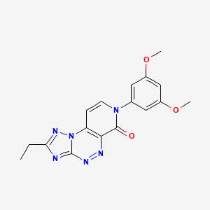 7-(3,5-dimethoxyphenyl)-2-ethylpyrido[4,3-e][1,2,4]triazolo[5,1-c][1,2,4]triazin-6(7H)-one