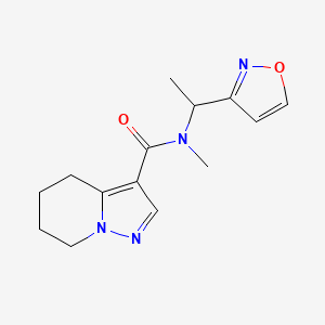 N-(1-isoxazol-3-ylethyl)-N-methyl-4,5,6,7-tetrahydropyrazolo[1,5-a]pyridine-3-carboxamide