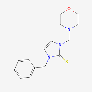 1-benzyl-3-(4-morpholinylmethyl)-1,3-dihydro-2H-imidazole-2-thione