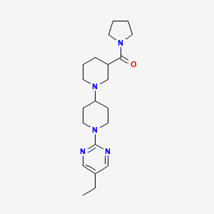 molecular formula C21H33N5O B5350669 1'-(5-ethylpyrimidin-2-yl)-3-(pyrrolidin-1-ylcarbonyl)-1,4'-bipiperidine 